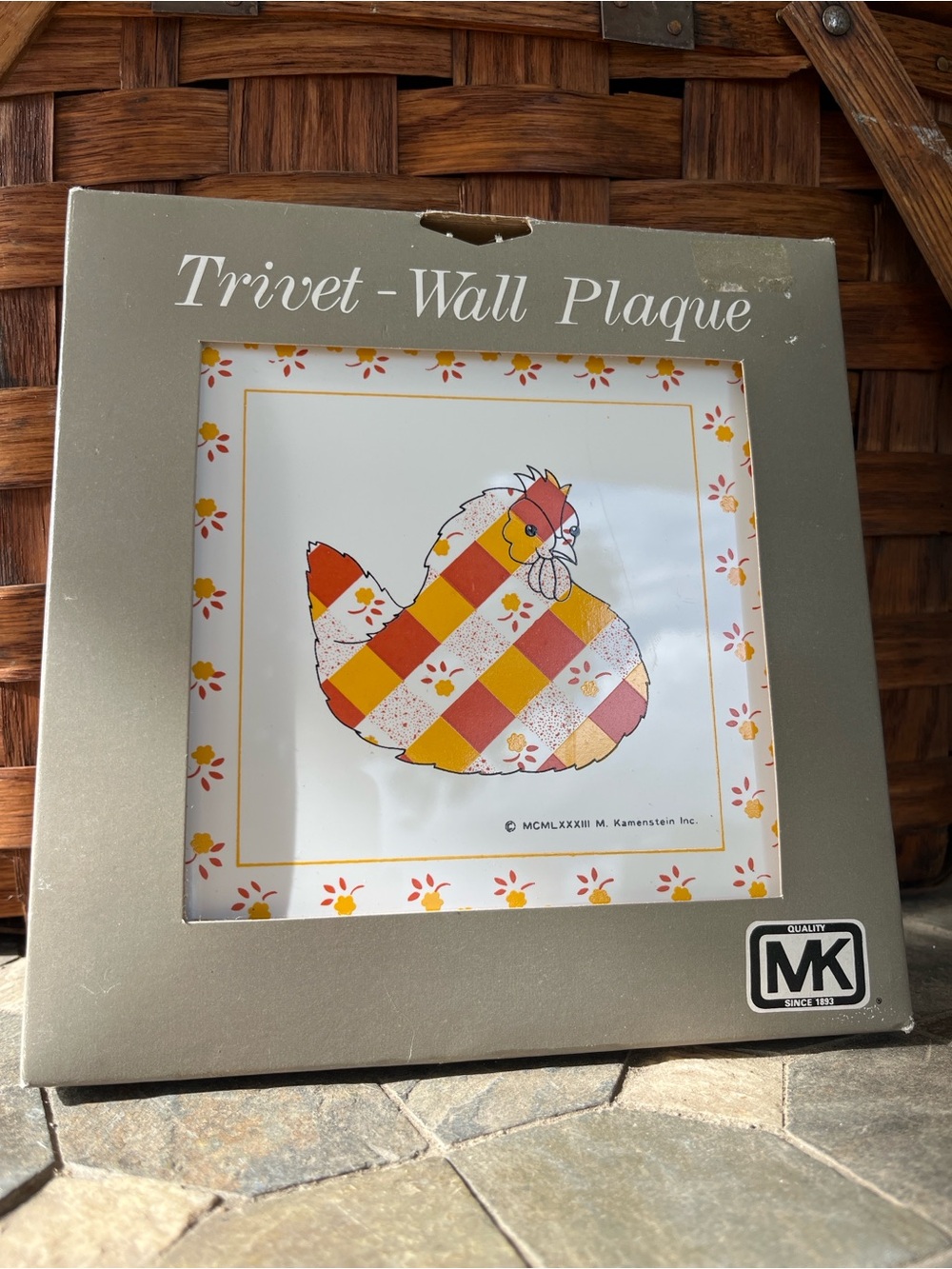 Vintage McLellan & Kamenstein Chicken Trivet